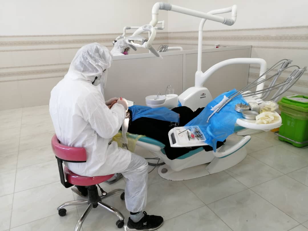 رعایت پروتکل های بهداشتی در دانشکده دندانپزشکی